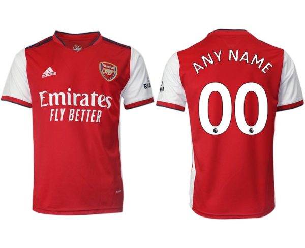 Anpassbare Arsenal Heimtrikot 2022 rot Kurzarm – Bild 2