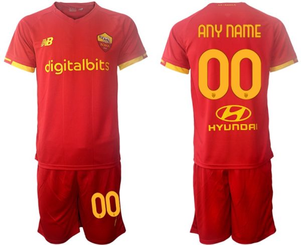 AS Roma Herren Heimtrikot 2022 Fußballtrikot Kurzarm rot – Bild 2