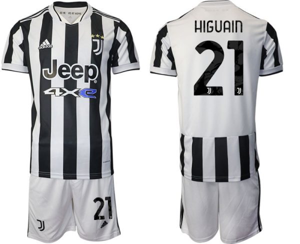 Günstige Fußballtrikots Juventus Heimtrikot 2022 mit Aufdruck Higuain 21 – Bild 2