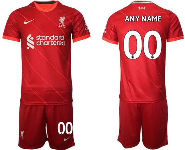 Günstige Fußballtrikots Liverpool FC Herren Heimtrikot 2021/22 rot/weiß – Bild 3