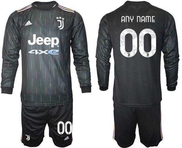 Juventus Turin Herren Auswärts Trikot 2021/22 schwarz/weiß – Bild 2
