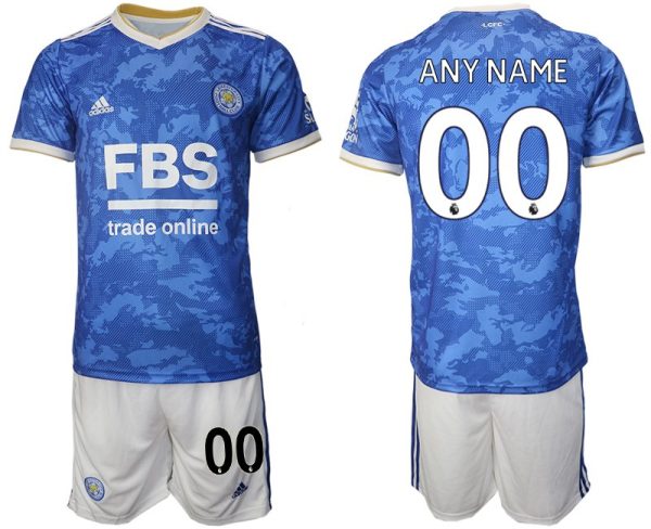 Kit Anpassbar Leicester City F.C. 2022 Heimtrikot Trikot und Short Set – Bild 2