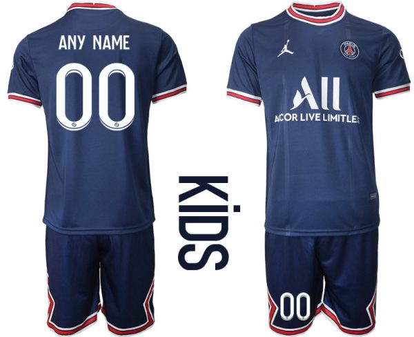 Paris Saint Germain Stadium Heimtrikot Kinder 2021/22 – blau – Bild 2