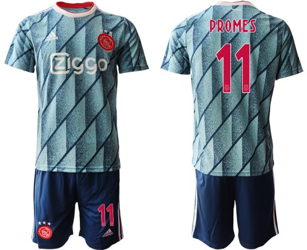 PROMES 11 Ajax Amsterdam Trikot Bob Marley 2020-2021 blau Fußballtrikot für Herren