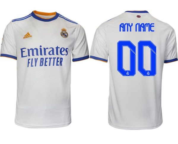 Real Madrid Herren Heimtrikot 2022 weiß blau ein Trikot für Fans zum Feiern – Bild 2