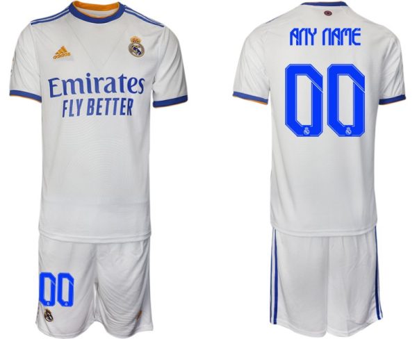 Real Madrid Herren Heimtrikot 2022 weiß blau ein Trikot für Fans zum Feiern – Bild 4