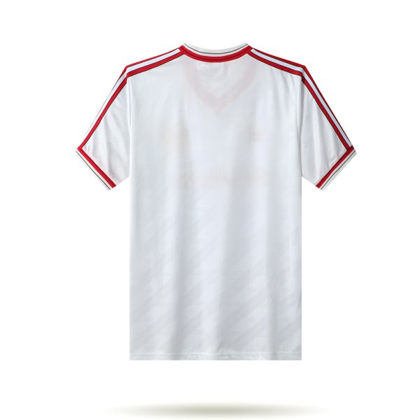 Vintage Manchester United 1986-88 Auswärtstrikot Fußballtrikot Kurzarm für Herren – Bild 2