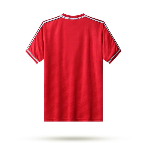 Vintage Manchester United 1986-88 Heimtrikot Fußballtrikot Kurzarm für Herren – Bild 2