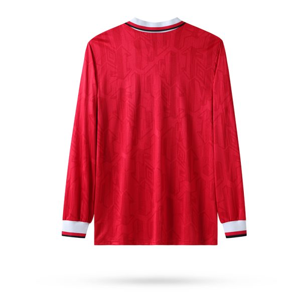 Vintage Manchester United 1992/94 Heimtrikot rot Langarm Günstig Fußballtrikots – Bild 2