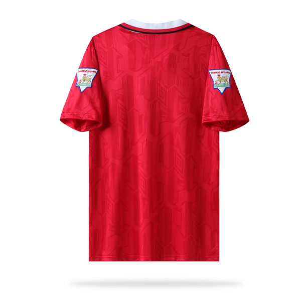 Vintage Manchester United Champion 1992/93 Heimtrikot Fußballtrikots Personalisierbar – Bild 2