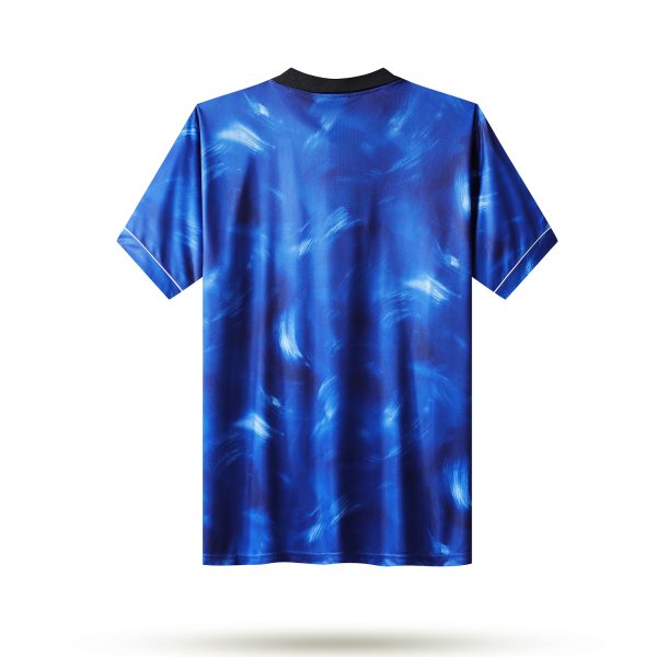 Vintage Newcastle United 1993/95 Auswärtstrikot blau Kurzarm für draußen – Bild 2