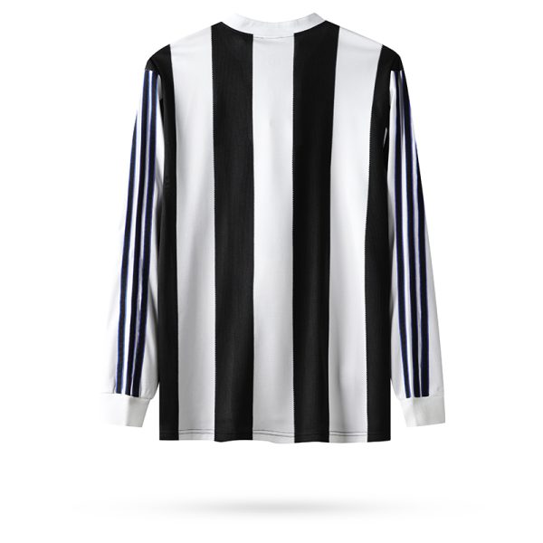 Vintage Newcastle United 1995-97 Heimtrikot weiß schwarz Langärmeliges für Herren – Bild 2