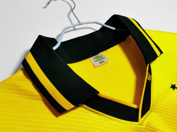Vintage Signed Brasilien Fußball Heimtrikot 1993-1994 Umbro Cafu Brasil Herren Fußballtrikots – Bild 6