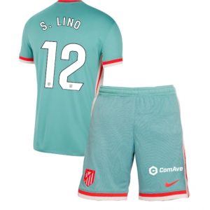 Kinder Atletico Madrid Auswärtstrikot 2024-25 Samuel Lino