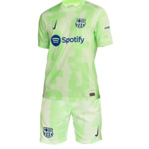 Barcelona 3rd trikot Kinder 2024-25 Kurzarm (+ kurze hosen)