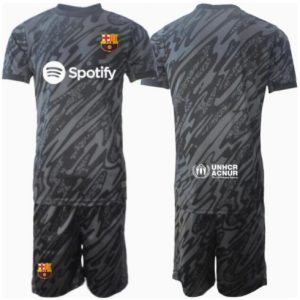 Barcelona Torwart 3rd trikot Kinder 2024-25 Kurzarm (+ kurze hosen)