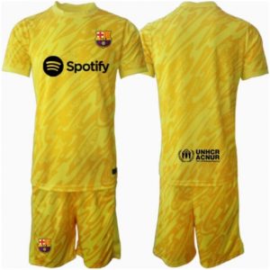 Barcelona Torwart Heimtrikot Kinder 2024-25 Kurzarm (+ kurze hosen)
