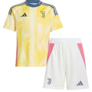 Juventus Auswärtstrikot Kinder 2024-25 Fußballtrikots Set