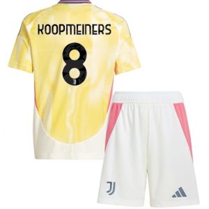 Juventus Teun Koopmeiners #8 Auswärtstrikot Kinder 2024-25 Fußballtrikots Set