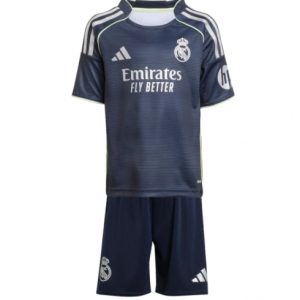 Real Madrid Auswärtstrikot Kinder 2025-26 Fußballtrikots Set
