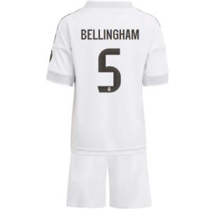 Real Madrid Jude Bellingham #5 Heimtrikot Kinder 2025-26 Fußballtrikots Set