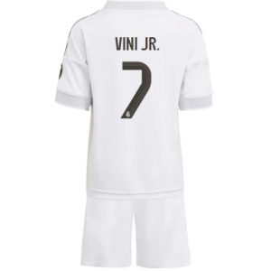 Real Madrid Vinicius Junior #7 Heimtrikot Kinder 2025-26 Fußballtrikots Set