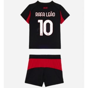 AC Milan Rafael Leao #10 Heimtrikot Kinder 2025-26 Fußballtrikots Set
