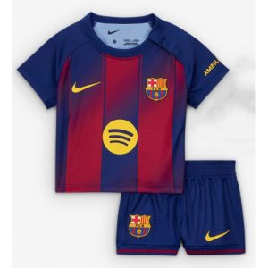 Barcelona Heimtrikot Kinder 2025-26 Fußballtrikots Set