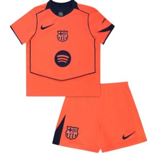 Barcelona 3rd trikot Kinder 2025-26 Fußballtrikots Set