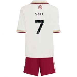 Arsenal Bukayo Saka #7 3rd trikot Kinder 2025-26 Fußballtrikots Set