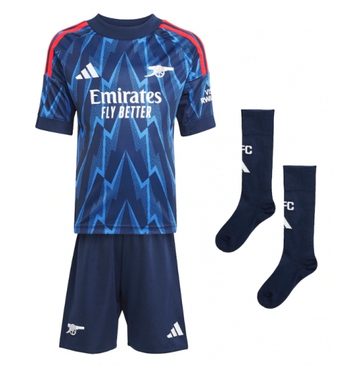 Arsenal Bukayo Saka #7 Auswärtstrikot Kinder 2025-26 Fußballtrikots Set