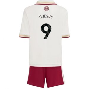 Arsenal Gabriel Jesus #9 3rd trikot Kinder 2025-26 Fußballtrikots Set