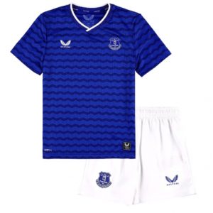 Everton Heimtrikot Kinder 2025-26 Fußballtrikots Set