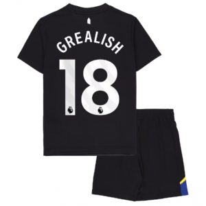 Everton Jack Grealish #18 3rd trikot Kinder 2025-26 Fußballtrikots Set