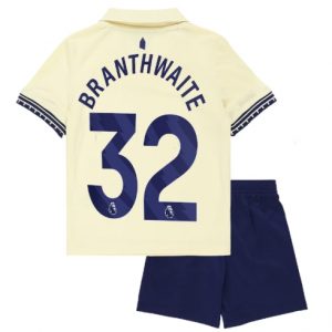 Everton Jarrad Branthwaite #32 Auswärtstrikot Kinder 2025-26 Fußballtrikots Set