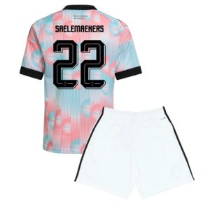 Belgien Alexis Saelemaekers #22 Auswärtstrikot Kinder WM 2026 Fußballtrikots Set