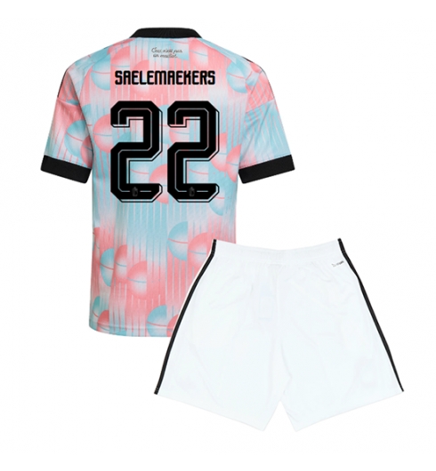 Belgien Alexis Saelemaekers #22 Auswärtstrikot Kinder WM 2026 Fußballtrikots Set 2 Belgien Alexis Saelemaekers #22 Auswärtstrikot Kinder WM 2026 Fußballtrikots Set 2