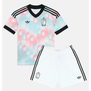 Belgien Auswärtstrikot Kinder WM 2026 Fußballtrikots Set