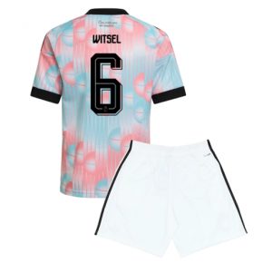 Belgien Axel Witsel #6 Auswärtstrikot Kinder WM 2026 Fußballtrikots Set 2