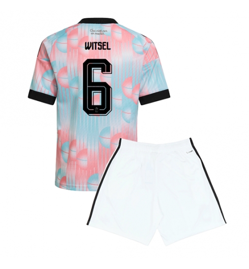 Belgien Axel Witsel #6 Auswärtstrikot Kinder WM 2026 Fußballtrikots Set 2 Belgien Axel Witsel #6 Auswärtstrikot Kinder WM 2026 Fußballtrikots Set 2