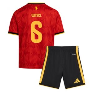 Belgien Axel Witsel #6 Heimtrikot Kinder WM 2026 Fußballtrikots Set