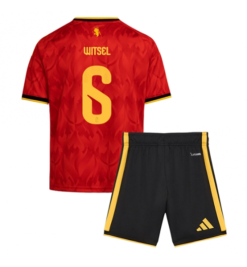 Belgien Axel Witsel #6 Heimtrikot Kinder WM 2026 Fußballtrikots Set 2 Belgien Axel Witsel #6 Heimtrikot Kinder WM 2026 Fußballtrikots Set 2