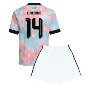 Belgien Dodi Lukebakio #14 Auswärtstrikot Kinder WM 2026 Fußballtrikots Set