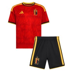 Belgien Heimtrikot Kinder WM 2026 Fußballtrikots Set
