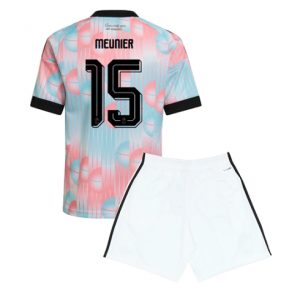 Belgien Thomas Meunier #15 Auswärtstrikot Kinder WM 2026 Fußballtrikots Set
