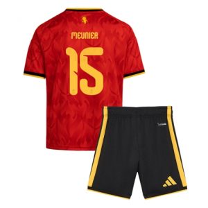Belgien Thomas Meunier #15 Heimtrikot Kinder WM 2026 Fußballtrikots Set
