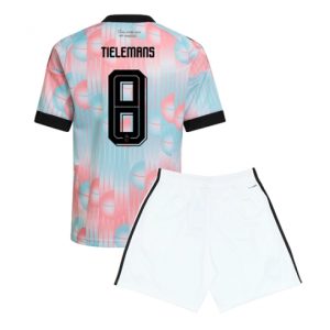 Belgien Youri Tielemans #8 Auswärtstrikot Kinder WM 2026 Fußballtrikots Set