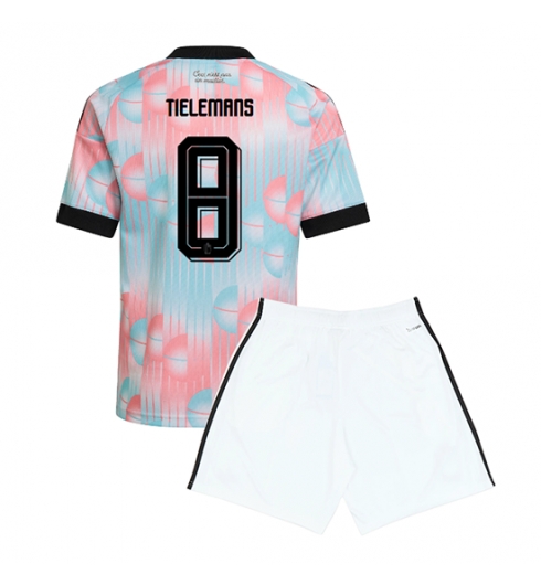 Belgien Youri Tielemans #8 Auswärtstrikot Kinder WM 2026 Fußballtrikots Set 2 Belgien Youri Tielemans #8 Auswärtstrikot Kinder WM 2026 Fußballtrikots Set 2