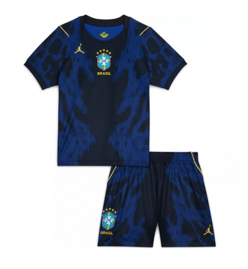 Brasilien Auswärtstrikot Kinder WM 2026 Trikotsatz Kit 2 Brasilien Auswärtstrikot Kinder WM 2026 Trikotsatz Kit 2