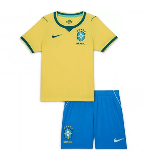 Brasilien Heimtrikot Kinder WM 2026 Trikotsatz Kit 2 Brasilien Heimtrikot Kinder WM 2026 Trikotsatz Kit 2